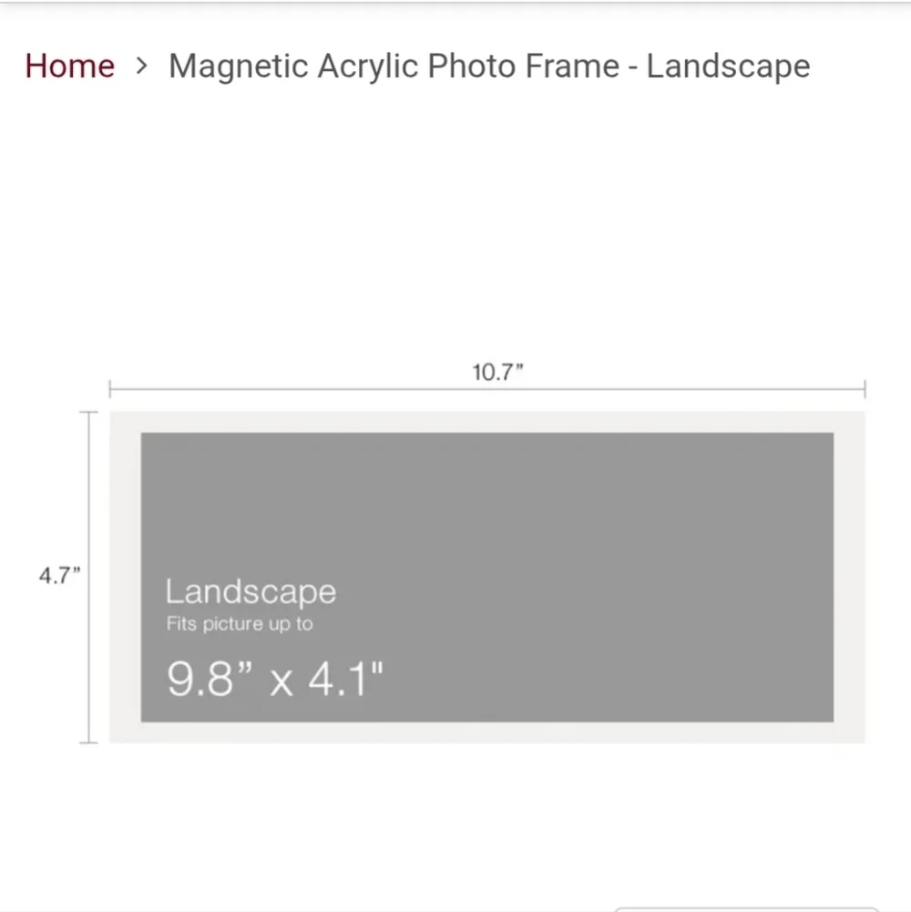Muji magnetic acrylic